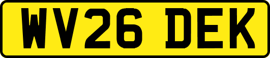 WV26DEK