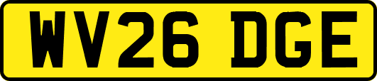 WV26DGE
