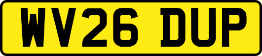WV26DUP