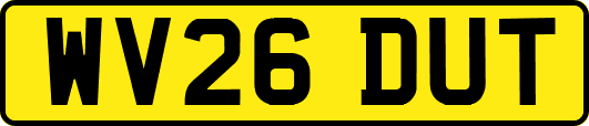 WV26DUT