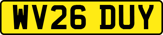 WV26DUY