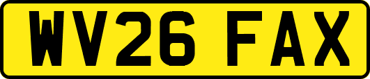 WV26FAX
