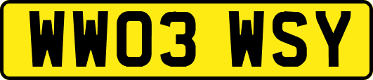 WW03WSY