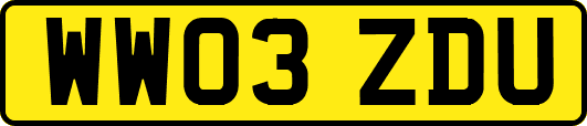 WW03ZDU
