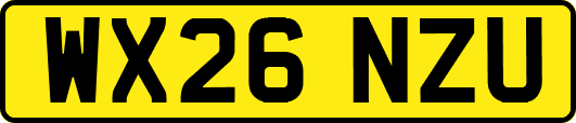 WX26NZU