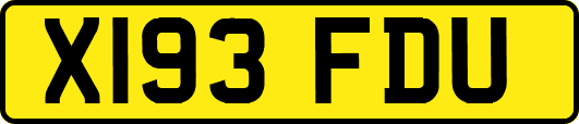 X193FDU