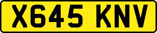 X645KNV