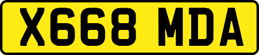 X668MDA