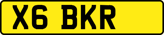 X6BKR