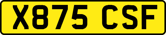 X875CSF