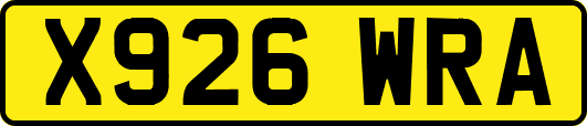 X926WRA