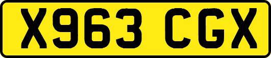X963CGX