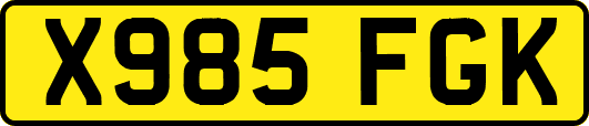 X985FGK