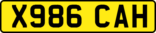 X986CAH