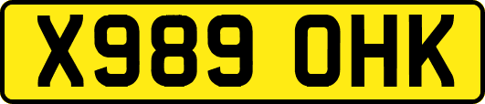 X989OHK