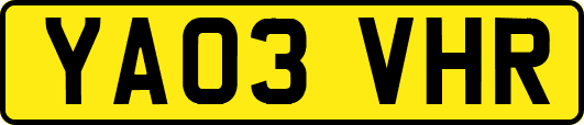 YA03VHR