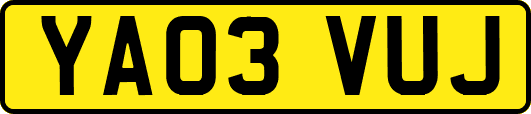 YA03VUJ