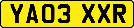 YA03XXR