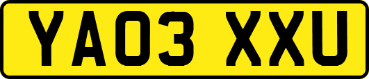 YA03XXU