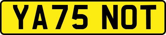 YA75NOT