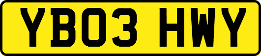 YB03HWY
