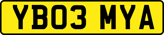 YB03MYA