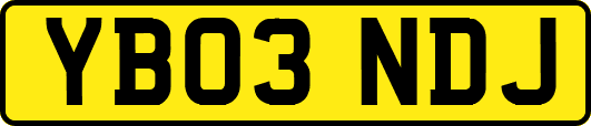 YB03NDJ