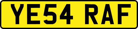 YE54RAF