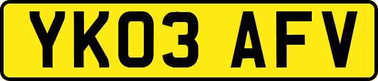 YK03AFV