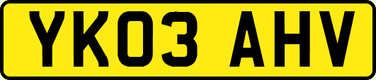 YK03AHV