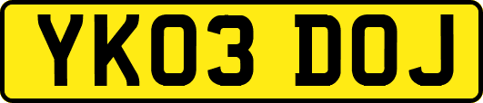 YK03DOJ