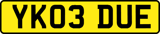 YK03DUE