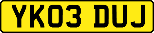 YK03DUJ