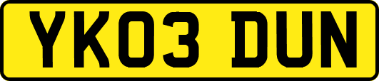 YK03DUN