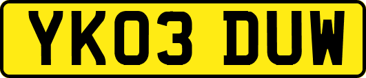 YK03DUW