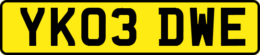 YK03DWE