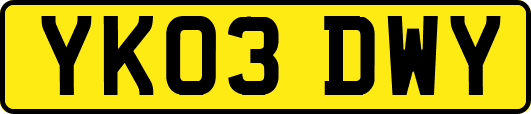 YK03DWY