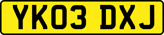 YK03DXJ