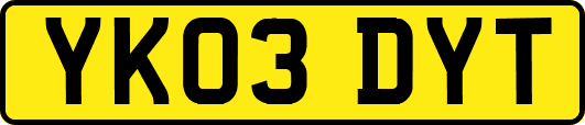YK03DYT