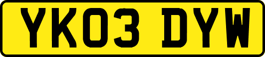YK03DYW