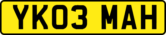 YK03MAH
