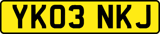 YK03NKJ