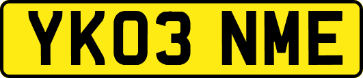 YK03NME