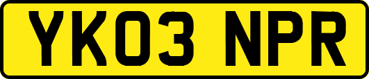 YK03NPR