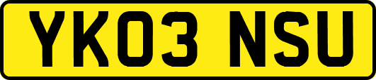 YK03NSU