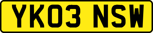 YK03NSW