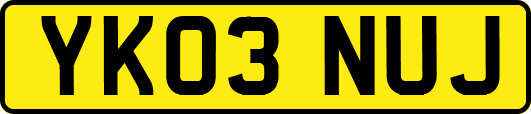 YK03NUJ