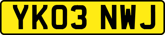 YK03NWJ