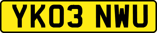 YK03NWU