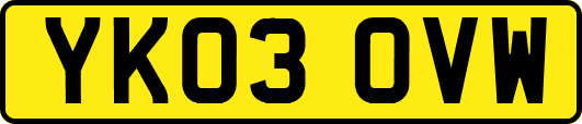 YK03OVW
